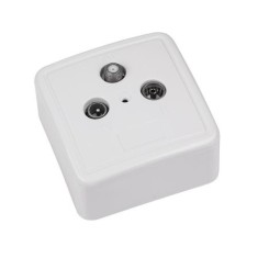 Priza TV aplicata pe perete SS3-2007, alba foto