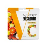 Mască facială cu vitamina C, iluminare și hidratare, 25 ml, 24 bucăți