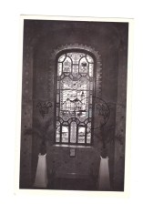 CP Margu Mures - Primaria, interior cu vitraliu, ocupatia maghiara, circulata 1943, stare buna