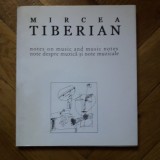 Mircea Tiberian - Note despre muzica si note muzicale / Notes on music and music notes (Charmides, 2005, autograf/dedicatie/semnatura) etno jazz pian