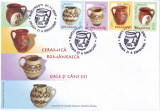 2007 Romania, FDC Ceramica romaneasca - Oale si cani (II) LP 1788, plic prima zi