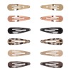 Set Clame de Păr Metalice, Multicolor, 5cm, 12 Bucăți, Oem