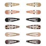 Set Clame de Păr Metalice, Multicolor, 5cm, 12 Bucăți, Oem