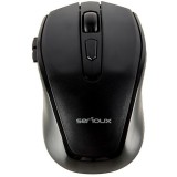 Mouse Pastel 600, fara fir, USB, negru, Serioux