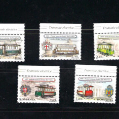 ROMANIA 2009 - TRAMVAIE ELECTRICE, MNH - LP 1842