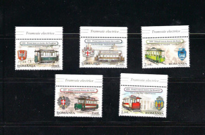 ROMANIA 2009 - TRAMVAIE ELECTRICE, MNH - LP 1842 foto