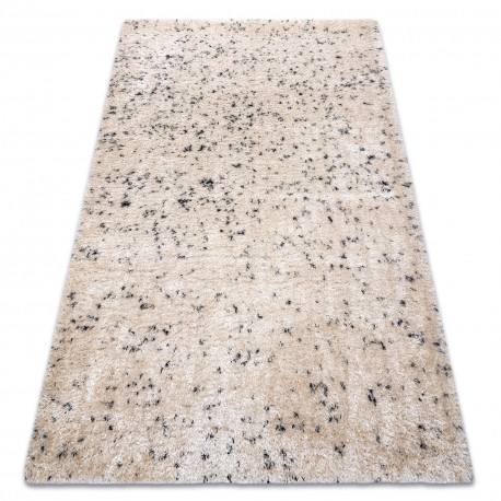 Covor FLUFFY 2372 shaggy sare si piper - kr&eacute;m / antracit, 120x170 cm