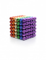 Neocube 216 bile magnetice 5mm, joc puzzle , multicolor, 6 culori foto