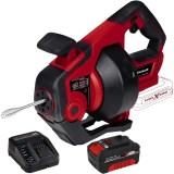 Einhell TE-DA 18/760 Li PXC + Starter Kit - Aparat de desfundat tevi 16-55 mm + Set 1 acumulator si incarcator Li-Ion 18 V 4 Ah