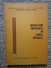 INFRACTIUNI PREVAZUTE IN LEGILE SPECIALE - Dobrinoiu, Conea