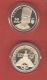 Moneda Romania 50 Bani 2021 Tudor Vladimirescu PROOF, Capsula Originala. Colectie Numismatica