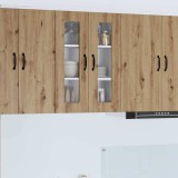 vidaXL Dulap de bucătărie cu raft Stejar Artizanal 60 x 31 x 80 cm 884743