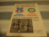 Program Steaua Honved Budapesta 6 noiembrie 1985