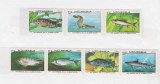 NICARAGUA-1987-PESTI-Serie de 7 timbre nestampilate MNH, Nestampilat