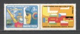 Ungaria.1973 Expozitia filatelica a soldatilor din pactul de la Varsovia-cu vigneta XU.191