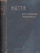 Hutte - Des Ingenieurs Taschenbuch, II. Band foto