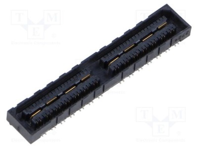 Conector PCB-PCB Mamă PIN 56 0,8mm QSE Aurit SMT 2A SAMTEC foto