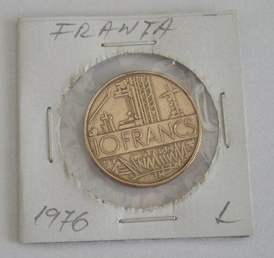 M3 C50 - Moneda foarte veche - Franta - 10 franci - 1976 foto
