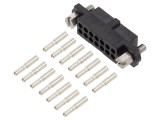 Conector mamă cablu-cablu/PCB 14 pini Datamate J-Tek - 3A