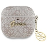 Husa pentru apple airpods 4 - guess 4g charm collection - pink