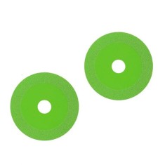 Set 2 discuri de taiat, 10 mm, Verde