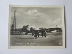 Foto colectie 90 x 70 mm aeroportul central din Berlin cca 1935 foto