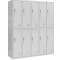 Vestiar metalic Premium 10 usi (5x2) 1500x500x1800 mm (LxlxH), Asamblat, PLUS