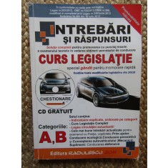 CURS LEGISLATIE INTREBARI SI RASPUNSURI CATEGORIA A SI B