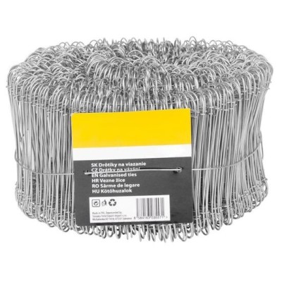 Set 3000 bucle de sarma pentru legat otel beton, 1.1x100 mm GartenVIP DiyLine foto