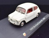 Macheta Fiat 600 Abarth 1000 Berlina/Corsa &#039;63 1963 - Metro/ Hachette 1/43, 1:43