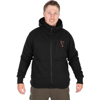 Jacheta Fox Collection Sherpa Jkt Black &amp;amp; Orange, Marime 2XL foto