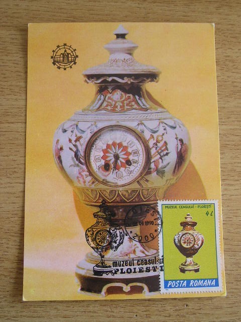 C12 - maxima Romania - tematica ceasuri 4 - prima zi a emisiunii sau expozitii