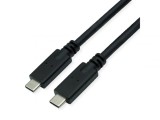 Cablu USB 3.2 type C la type C Emark 100W 5m Negru, Roline 11.02.9066
