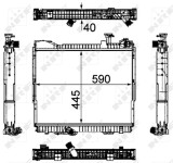 NRF 53860 Radiator, racire motor