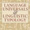 Language Universals and Linguistic Typology: Syntax and Morphology