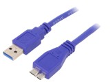 Cablu USB 3.0 USB A la Micro USB B 0,5m Albastru