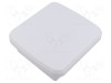 Carcasă universală TAKACHI WG ASA alb IP68 145x155x60mm