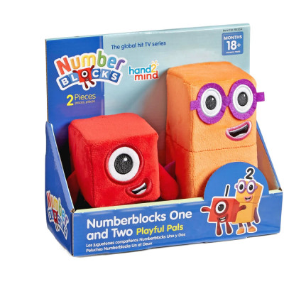 Set mascote din plus Numberblocks - Unu Doi foto