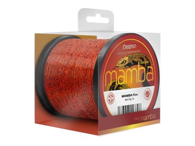 Monofilament Mamba Carp Fire 0,34 mm. / 1100 M - Delphin foto