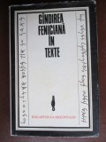 Gandirea feniciana in texte-Athanase Negoita