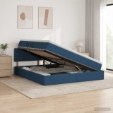 Cumpara ieftin Pat cu LED si saltea albastru 180 x 200 cm Tesatura
