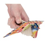 Pasare care ciripeste si da din aripi, din metal, mecanica, 17 cm