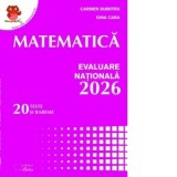 Matematica. Evaluare nationala 2026. 20 de teste si bareme (mapa)