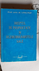 DREPTUL DE PROPRIETATE SI DEZMEMBRARILE SALE LIVIU POP foto