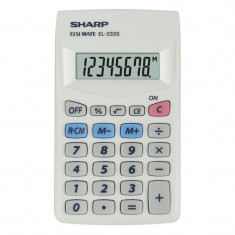 Calculator buzunar EL-233S Sharp, LCD, 8 cifre foto