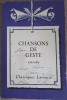 CHANSONS DE GESTE-COLECTIV-253644