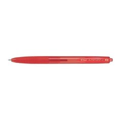 Pix cu bila Supergrip G Pilot 1.0 mm varf gros retractabil, rosu