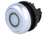 Comutator Apăsare 22mm Alb IP67