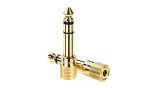 Adaptor Ugreen de la micro jack de 3,5 mm la mini jack de 6,35 mm Gold (20503)