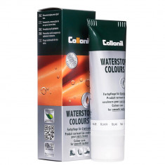 Crema de pantofi cu ulei de migdale Collonil Waterstop Colours, 75 ml, albastru